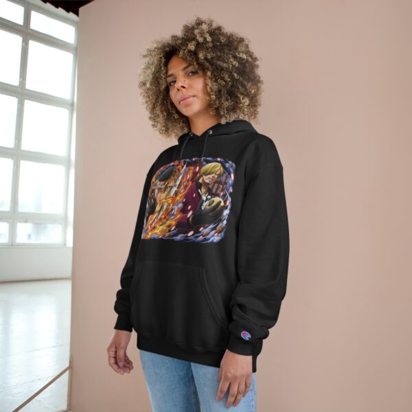Zoro and Sanji One Piece Champion Hoodie V3 - Image 4