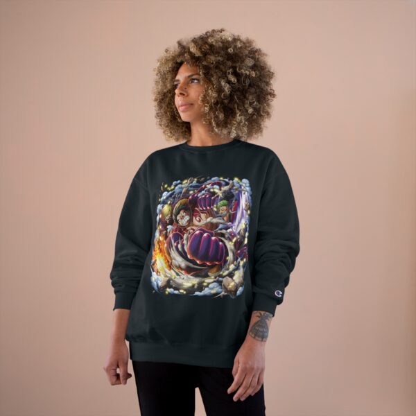 Luffy Zoro and Sanji One Piece Sweatshirt V1 - Image 4